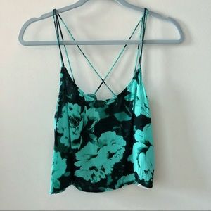 ASOS • Crop Top Floral Tank